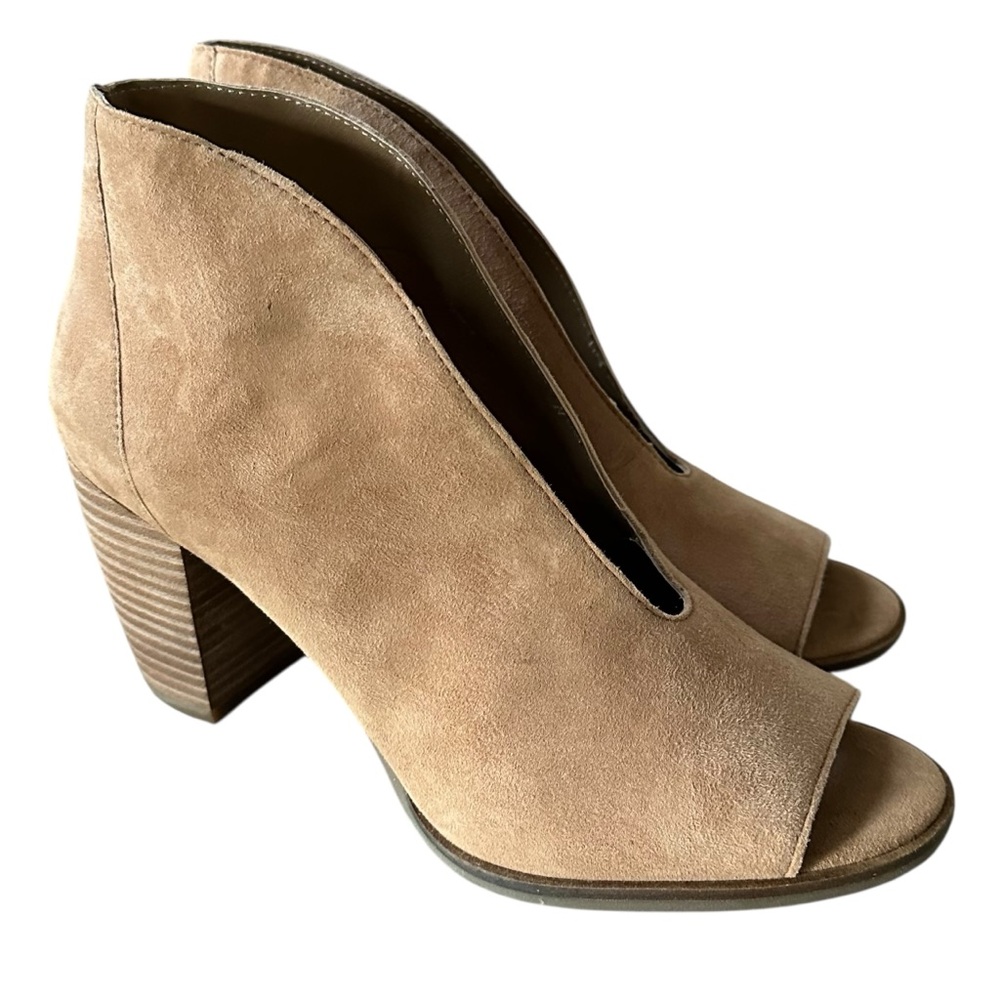 Lucky Brand Joal Tan Ankle Booties Size 8 - Like New - Picture 2 of 12